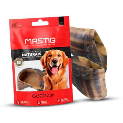 Petisco Casco Bovino Mastig Super Premium Naturais para Cães