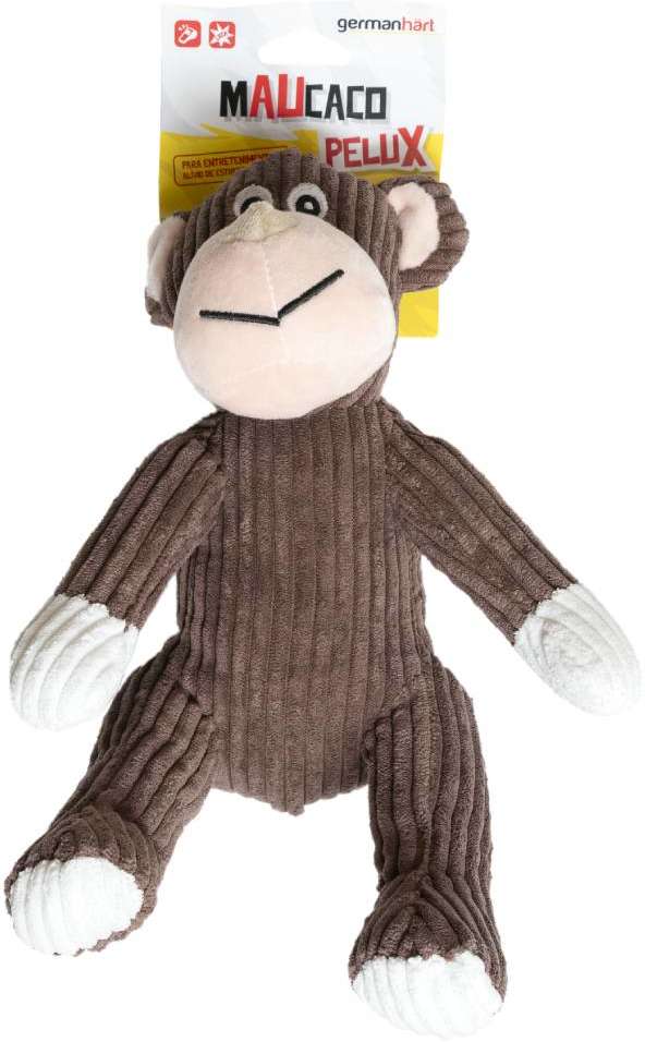 Brinquedo Pelúcia Macaco Germanhart Maucaco Marrom - Tam. Único