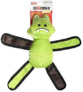 Brinquedo Pelúcia Jacaré Germanhart Craucodilo Verde - Tam. Único