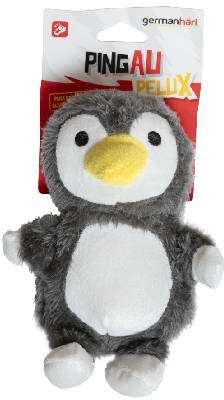 Brinquedo Pelúcia Pinguim Germanhart Pingau Cinza - Tam. Único