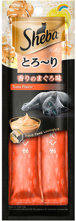 Pestisco Sheba Cremoso Sabor Atum para Gatos Adultos - 1 Pacote (2 Unidades)