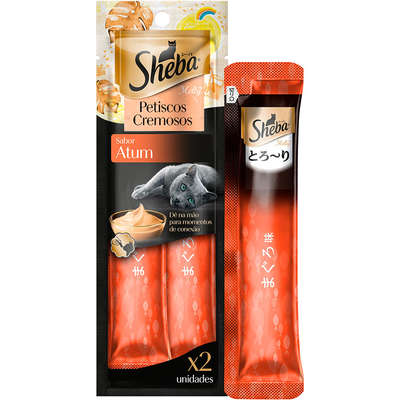 Pestisco Sheba Cremoso Sabor Atum para Gatos Adultos