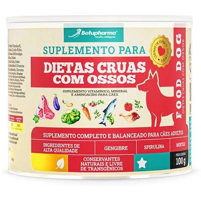 Suplemento Vitamínico Botupharma Pet Food Dog Dietas Cruas Com Ossos