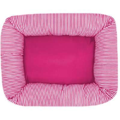 Cama Retangular Fábrica Pet Listra Pink