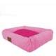 Cama Retangular Fábrica Pet Listra Pink