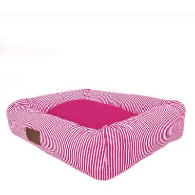 Cama Retangular Fábrica Pet Listra Pink