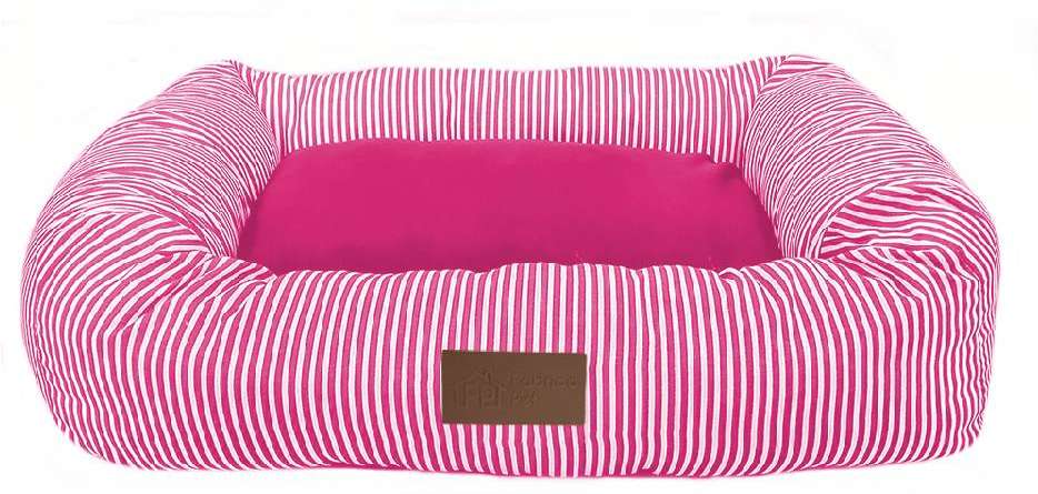 Cama Retangular Fábrica Pet Listra Pink - Tam. GG