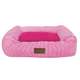 Cama Retangular Fábrica Pet Listra Pink