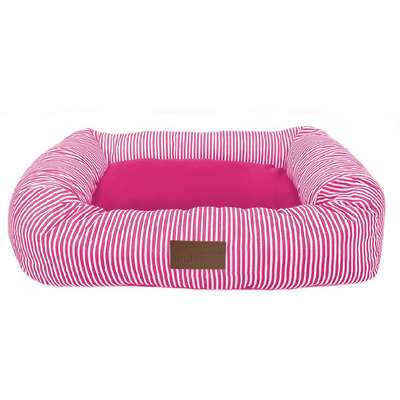 Cama Retangular Fábrica Pet Listra Pink