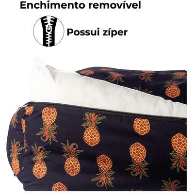 Cama Fábrica Pet Meu Brasil Abacaxi