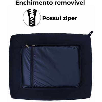 Cama Fábrica Pet Flat Marinho