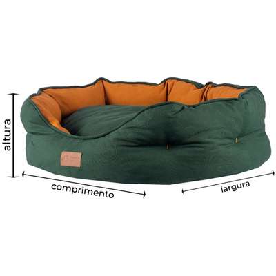 Cama Fábrica Pet Gomo Flat Verde