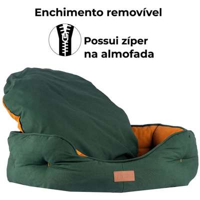 Cama Fábrica Pet Gomo Flat Verde