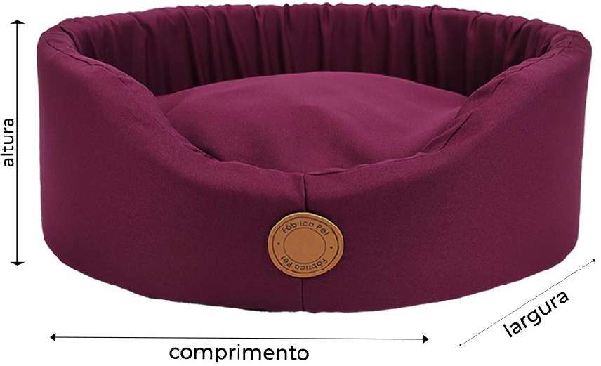 Cama Fábrica Pet Europa London Vinho - Tam. GG