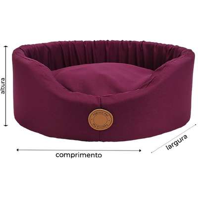 Cama Fábrica Pet Europa London Vinho