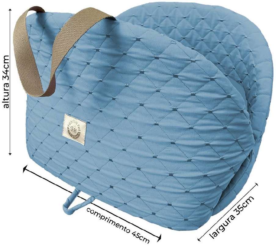 Bag Flex Fábrica Pet Matelasse Azul - Tam. Único