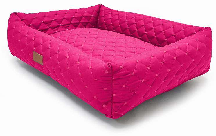 Cama Retangular Fábrica Pet Matelasse Pink - Tam. P