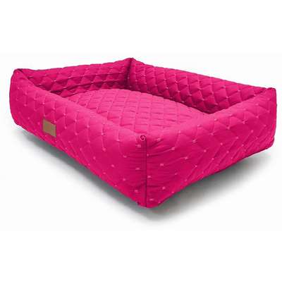 Cama Retangular Fábrica Pet Matelasse Pink