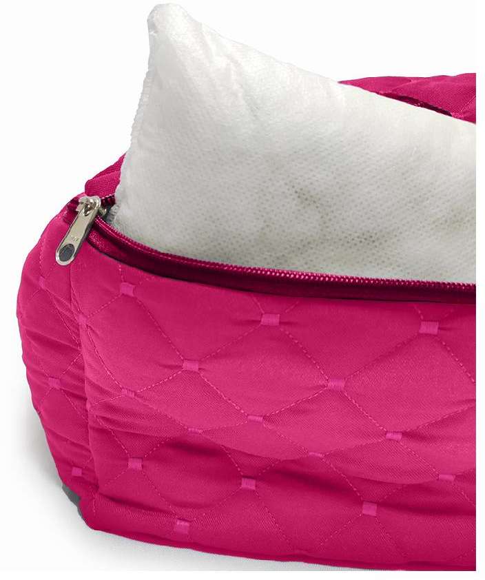 Cama Retangular Fábrica Pet Matelasse Pink - Tam. P
