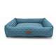 Cama Retangular Fábrica Pet Matelasse Azul