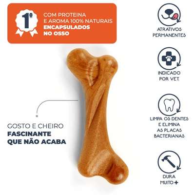 Osso de Nylon Everbone Mordida Forte Sabor Frango