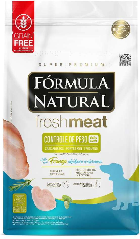 Ração Seca Fórmula Natural Fresh Meat Cães Light Raças Mini e Pequena - 2,5Kg