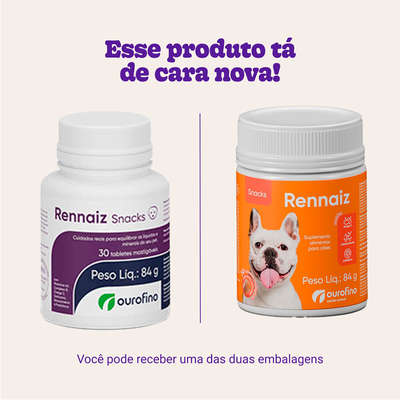 Suplemento Alimentar Ourofino Rennaiz Snacks para Cães