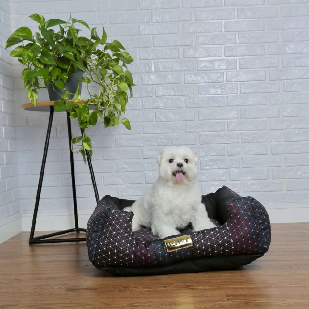 Cama Quadrada Luppet Conforto Preta - Tam. G