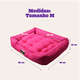 Cama Retangular Luppet Conforto - Rosa Poá