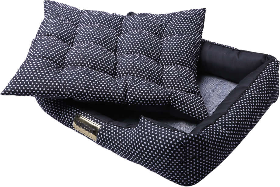 Cama Retangular Luppet Conforto Preta Poá - Tam. GG