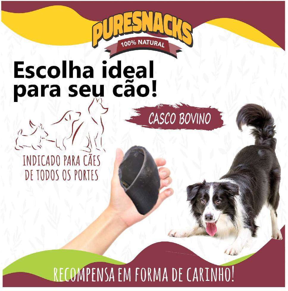 Petisco PureSnacks Casco para Cães - 1 Unidade