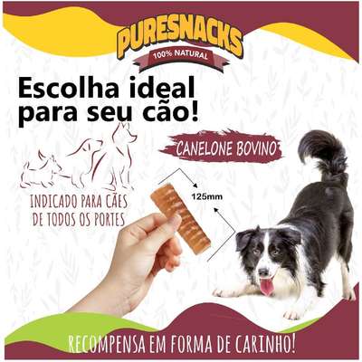 Petisco PureSnacks Traquéia Bovina para Cães
