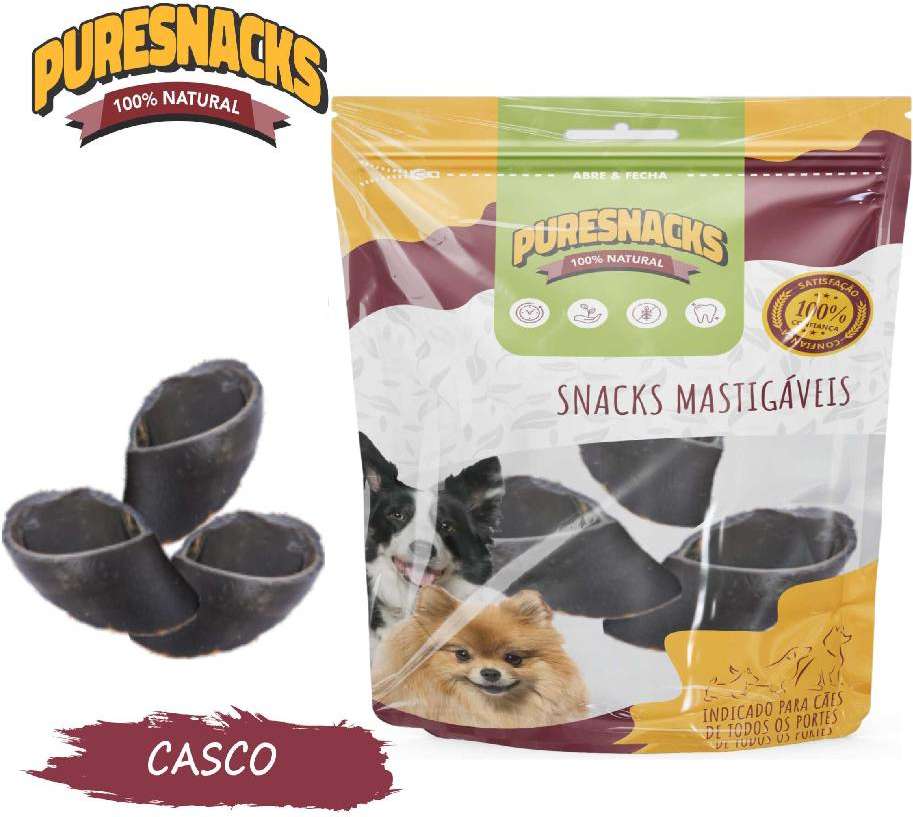 Petisco PureSnacks Casco para Cães - 3 Unidades