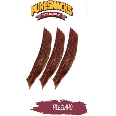 Petisco PureSnacks Filezinho Carne Esôfago Flat para Cães