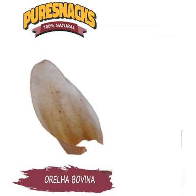 Petisco PureSnacks Orelha Bovina para Cães