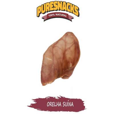 Petisco PureSnacks Orelha Suina para Cães