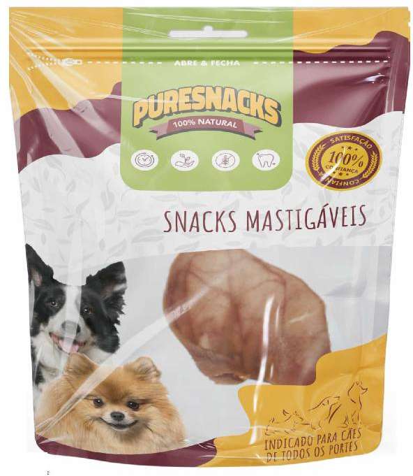 Petisco PureSnacks Orelha Suina para Cães - 1 Unidade