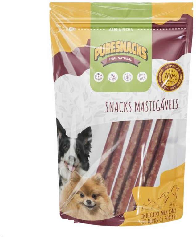 Petisco PureSnacks Palito Vergalho Bovino para Cães - 3 Unidades