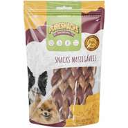 Petisco PureSnacks Trança Esôfago Suíno para Cães - 4 Unidades