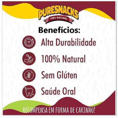 Petisco PureSnacks Orelha Suina para Cães