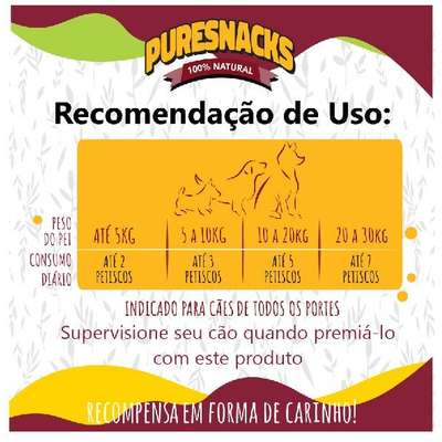 Petisco PureSnacks Orelha Suina para Cães