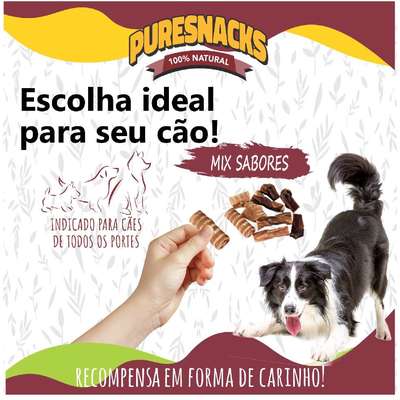 Petisco PureSnacks Mix Diversos para Cães