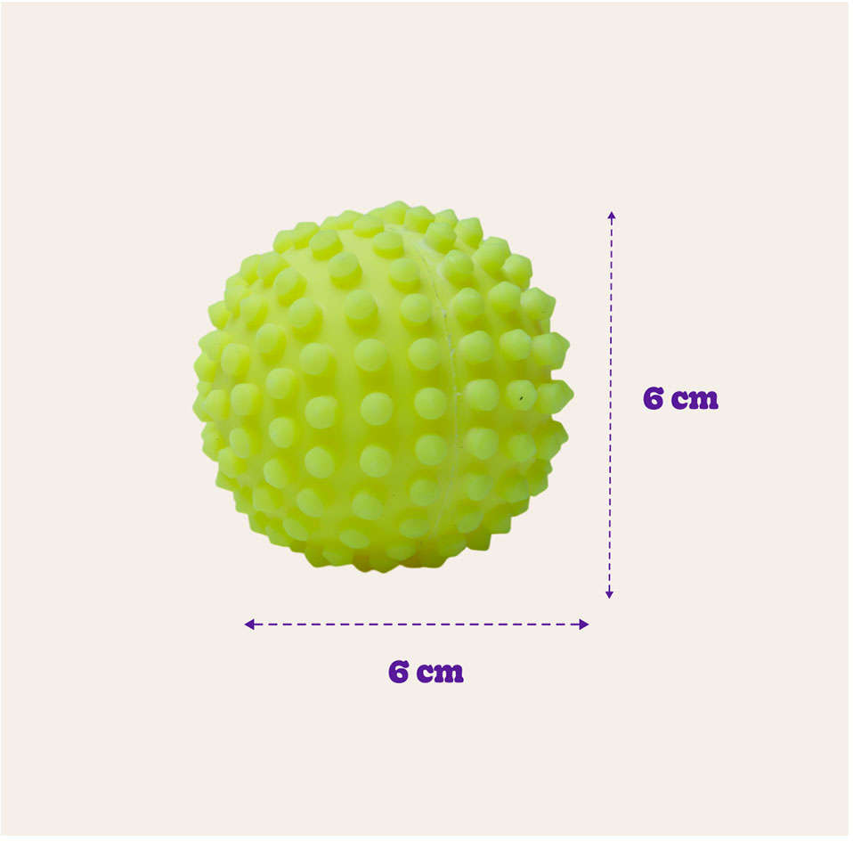 Brinquedo de Vinil LCM Bola Cravinho - Amarela
