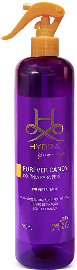 Colônia Pet Society Hydra Groomers Forever Candy - 450 mL