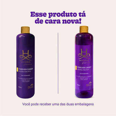 Refil Colônia Pet Society Hydra Groomers Forever Candy