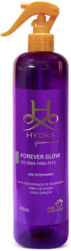 Colônia Hydra Groomers Forever Glow para Cães e Gatos - 450 Ml