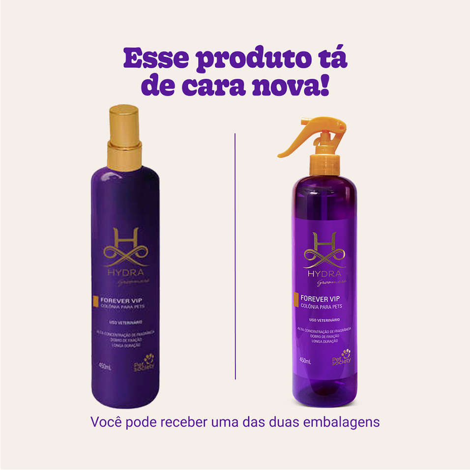 Colônia Pet Society Hydra Groomers Forever Vip - 450 mL