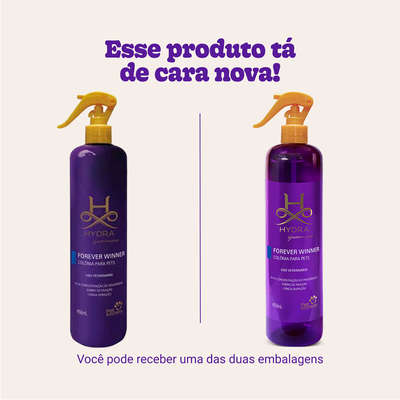 Colônia Hydra Groomers Forever Winner para Cães e Gatos