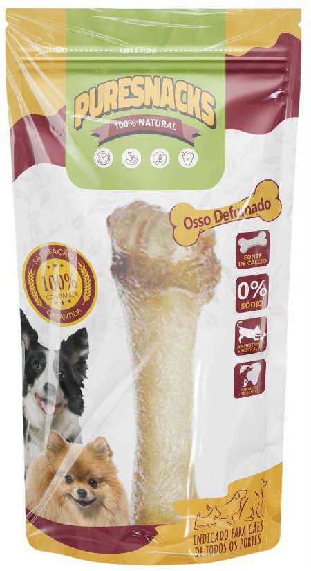 Snacks Mastigáveis PureSnacks Metacarpo Bovino - 1 Unidade