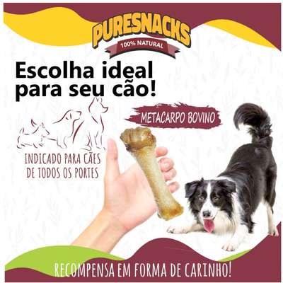 Snacks Mastigáveis PureSnacks Metacarpo Bovino